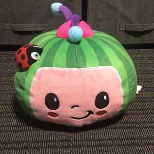 Cocomelon Watermelon Stuffed Animal with Ladybug